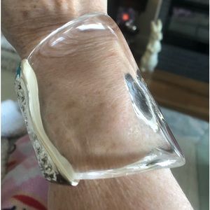 Beautiful Alexis  Bittar Acrylic Cuff